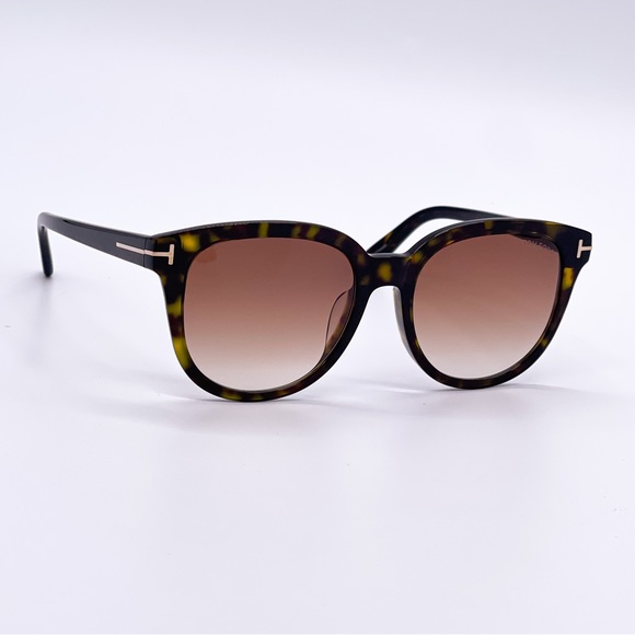 NEW TOM FORD WOMEN HAVANA BROWN SUNGLASSES TOM FORD TF914 52F - Picture 4 of 6